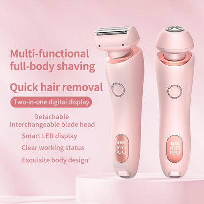 2-in-1 electric hair trimmer and shaver